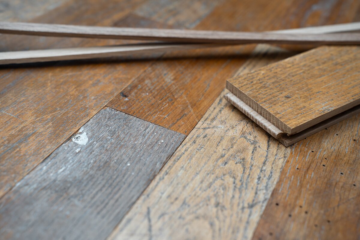 Parquet de réemploi